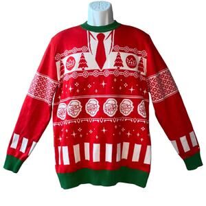 Ranboo Dream SMP Limited Edition Dad-Core Ugly Christmas Sweater Size L